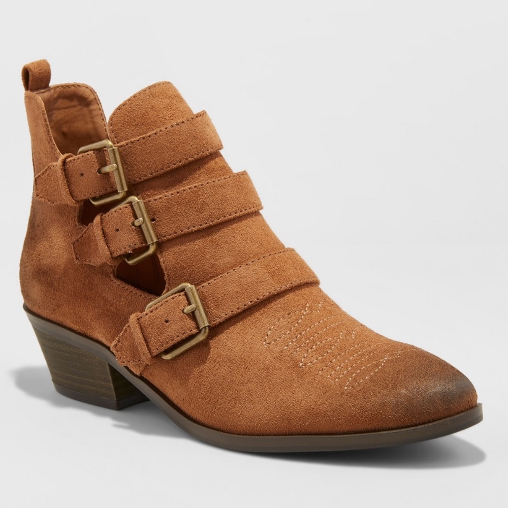 Brown booties